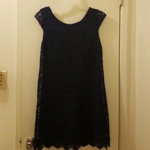 Xhilaration navy lace dress
